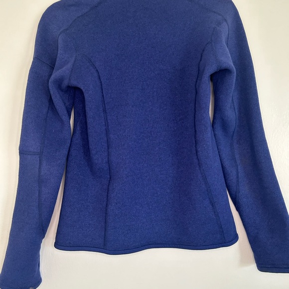 Patagonia Blue Sweater Fleece Full Zip with Collar, Women’s Medium - Picture 2 of 5